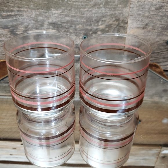 Hanover by Libbey  Old Fashioned Glasses - Set of Two.   Very Rare! - Picture 1 of 10